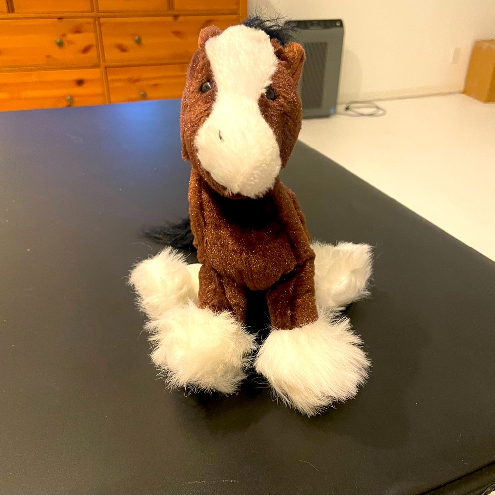 Webkinz Clydesdale Horse Plush (no code)
